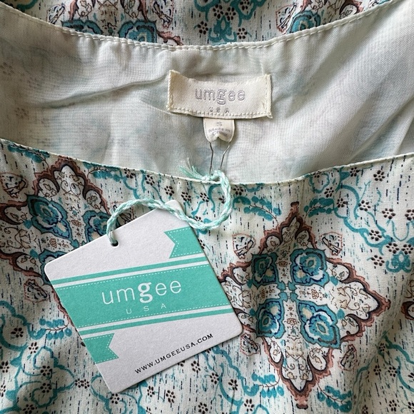 NWT UMGEE MINI TUNIC DRESS BOHO BELL SLEEVE EMPIRE WAIST | SIZE: SMALL - Picture 9 of 10